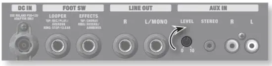 Roland AC 33 Musical Instruments and Professional Audio System - Outputting sound 2