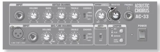 Roland AC 33 Musical Instruments and Professional Audio System - Playing your guitar 3