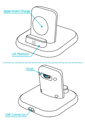 Shenzhenshi Changxumoxing Youxiangongsi ST-14A-BLACK Smart Watch Charging Station fig 2
