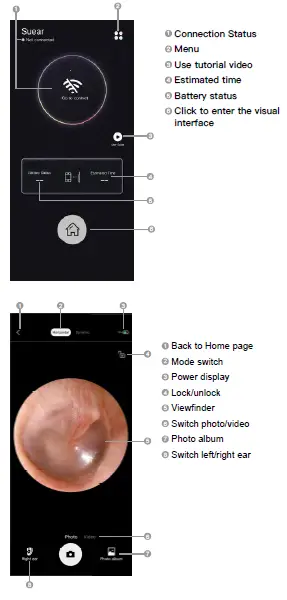 Shenzhen Yi Pin Cheng Technology P40 Visual WiFi Ear Endoscope 7
