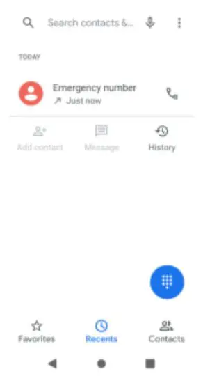 BLU PRODUCTS BLUX12 Smartphone - Call Log