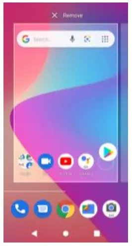 BLU PRODUCTS BLUX12 Smartphone - Home Screen