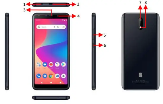 BLU PRODUCTS BLUX12 Smartphone - Keys and Parts