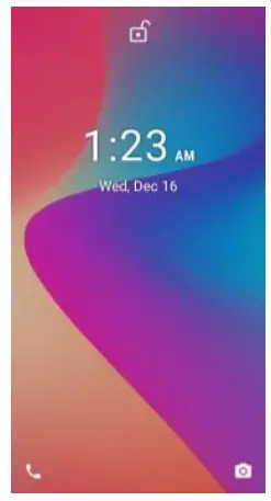 BLU PRODUCTS BLUX12 Smartphone - Lock and Unlock the Screen