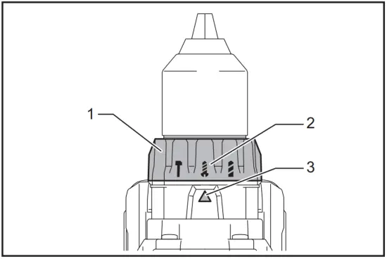 Selecting the action mode