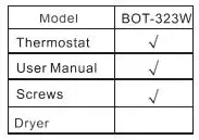 BEOK BOT-323W Series Boiler Thermostat fig 25