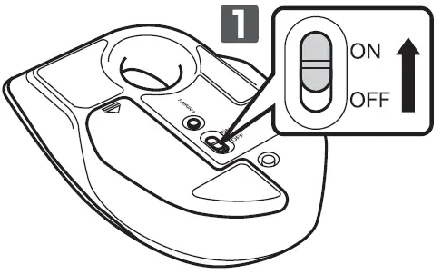 ELECOM M-MT2BR Bluetooth (R) Mobile Trackball Index Finger Operation Type-3