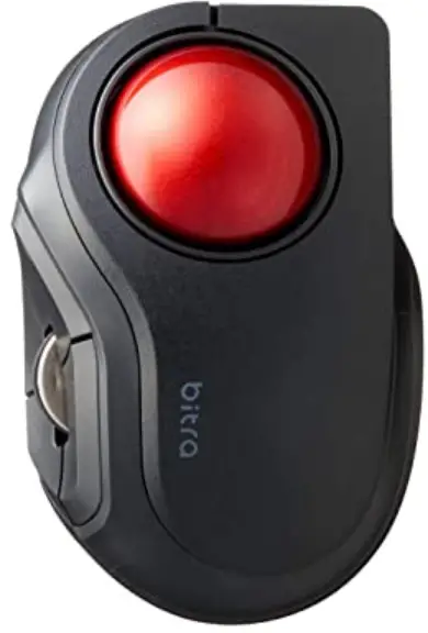 ELECOM M-MT2BR Bluetooth (R) Mobile Trackball Index Finger Operation Type