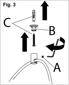 ENDON Studio Pendant Light Fitting Instruction Manual Fig. 3