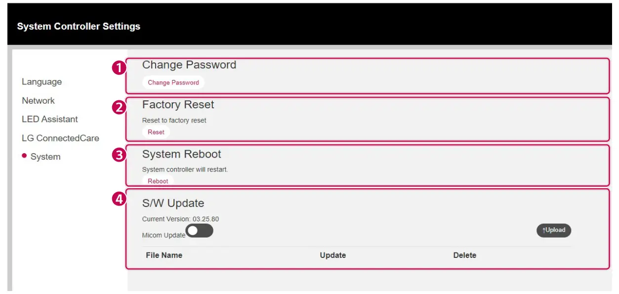LG webOS 40 Digital Signage - app