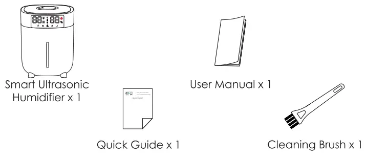 KFC SMART WB JS2101 Smart Ultrasonice Humidifier - parts 1