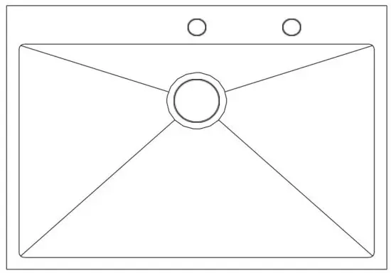 HOMEDEPOT Magic Home 18 Gauge Stainless Steel 33 in Drop In Kitchen Sink