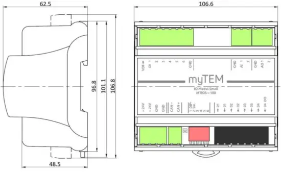 myTEM SmartHome MTIOS 100 IO Modul Small - fig1