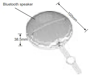 Bluetooth speaker side