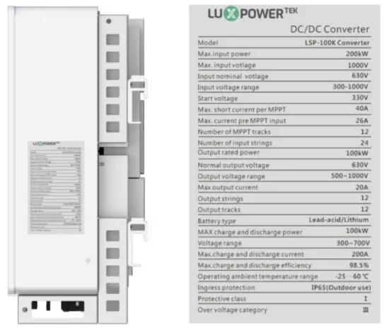 LUXPOWER LSP 100K Hybrid DC Converter - fig6
