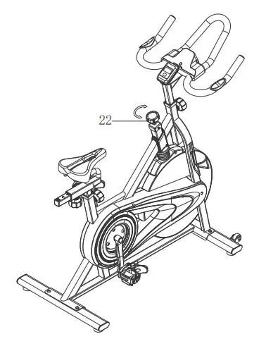 SUNNY SF B1879 Synergy Exercise Bike Stationary Indoor Cycling - ADJUSTING