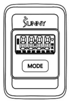 SUNNY SF B1879 Synergy Exercise Bike Stationary Indoor Cycling - FUNCTION BUTTON