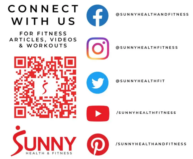 SUNNY SF B1879 Synergy Exercise Bike Stationary Indoor Cycling - QR CODE