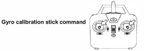 FIG 13 Gyro calibration stick command