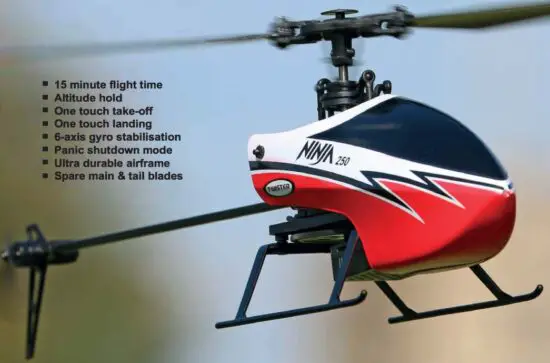 NINJA 250 Full Function Single-Rotor Radio Control Model Helicopter
