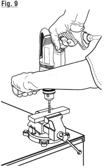 RYOBI D620H 5-8 Inch Hammer Drill Owner's FIG 10