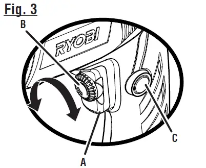 RYOBI D620H 5-8 Inch Hammer Drill Owner's FIG 4