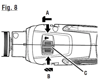 RYOBI D620H 5-8 Inch Hammer Drill Owner's FIG 9