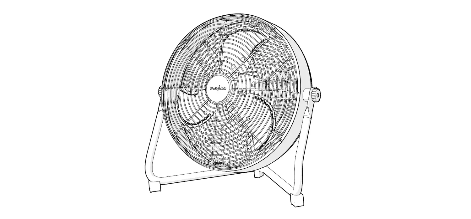 Nedis Rechargeable Floor Fan User Guide