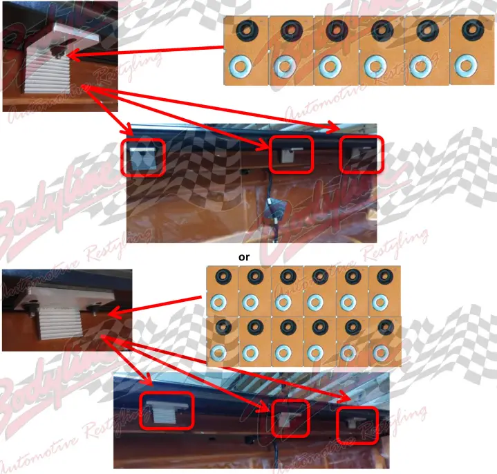 Bodyline Ford Ranger Raptor Roller Cover Shutter - parts 12