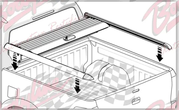 Bodyline Ford Ranger Raptor Roller Cover Shutter - parts 9