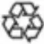 Disposal of the packaging icon