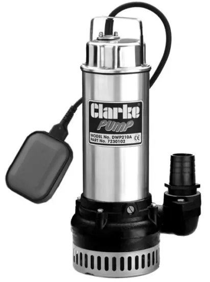 Clarke DWP210A Submersible Dirty Water Pump