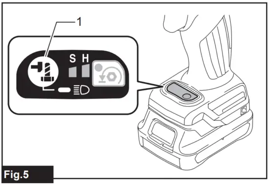 Lighting up the front lamp