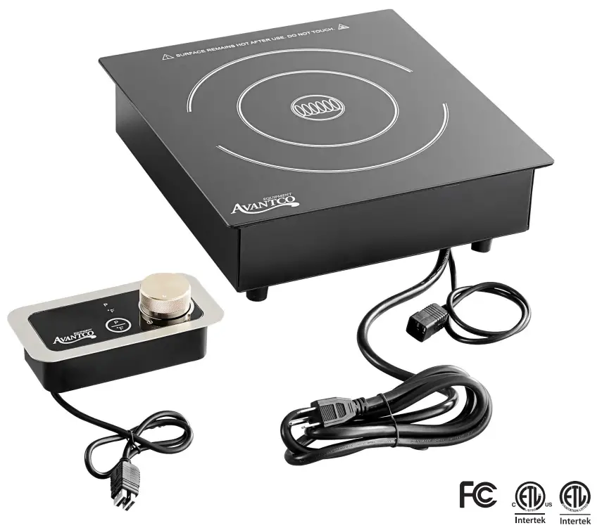 AVANTCO 177DC1800 1800 Watt Drop In Induction Range -