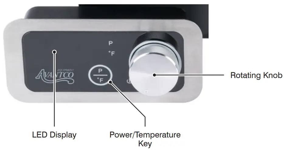 AVANTCO 177DC1800 1800 Watt Drop In Induction Range - 5