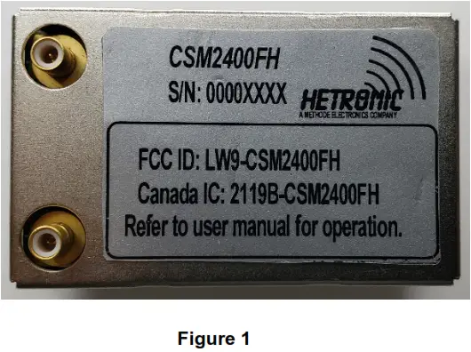 HETRONIC CSM2400FH Module - Fig