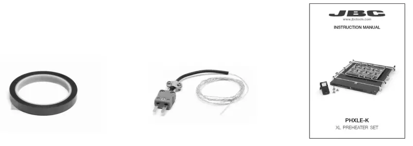 JBC PHXLE 1KA Premium ESD Safe X Large Digital Preheater Set - fig 2