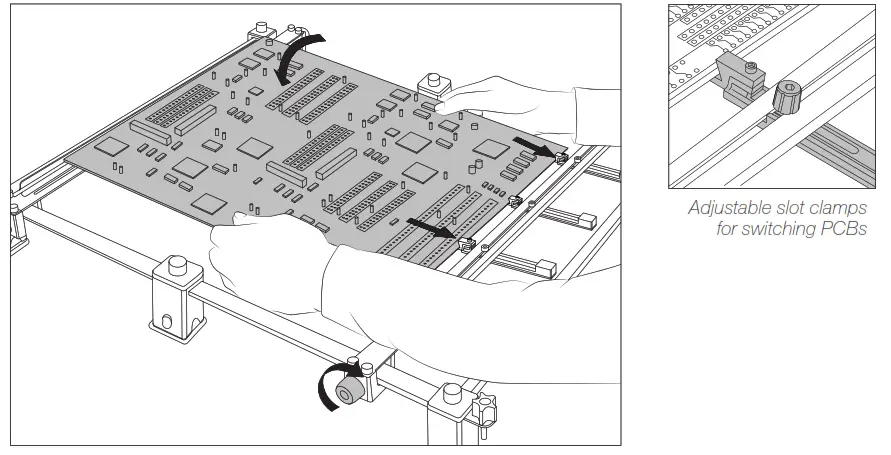 JBC PHXLE 1KA Premium ESD Safe X Large Digital Preheater Set - tighten