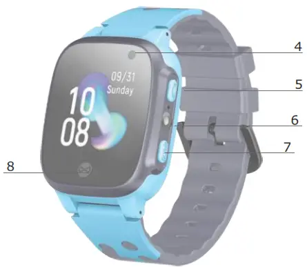 FOREVER KW-60 Call Me 2 Kids Smartwatch - fig2