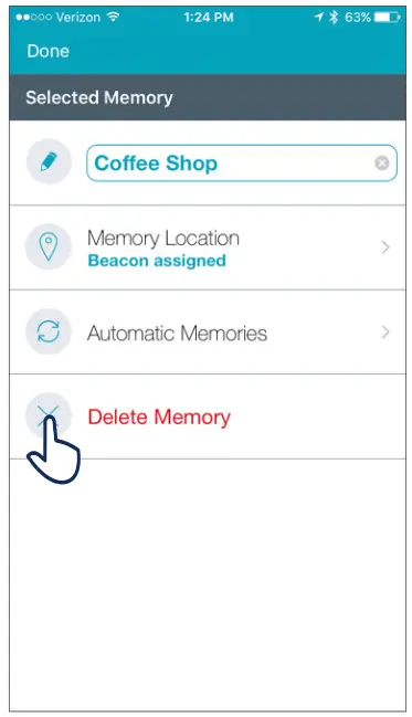 TRULINK Hearing Control App - Delete