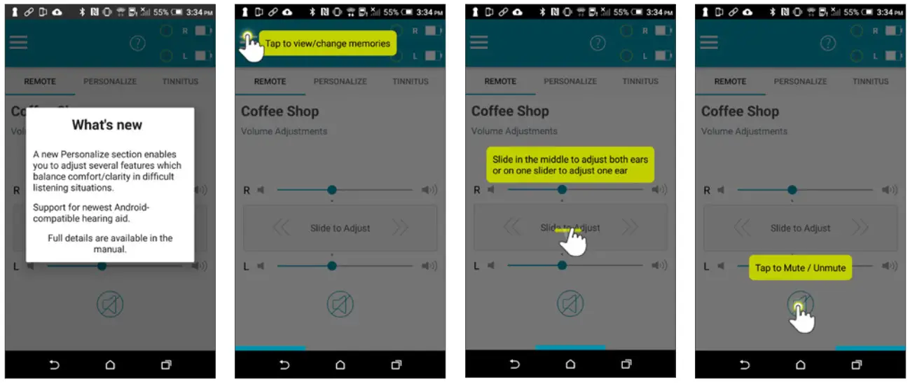 TRULINK Hearing Control App - General-