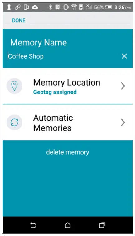 TRULINK Hearing Control App - Memory Location-