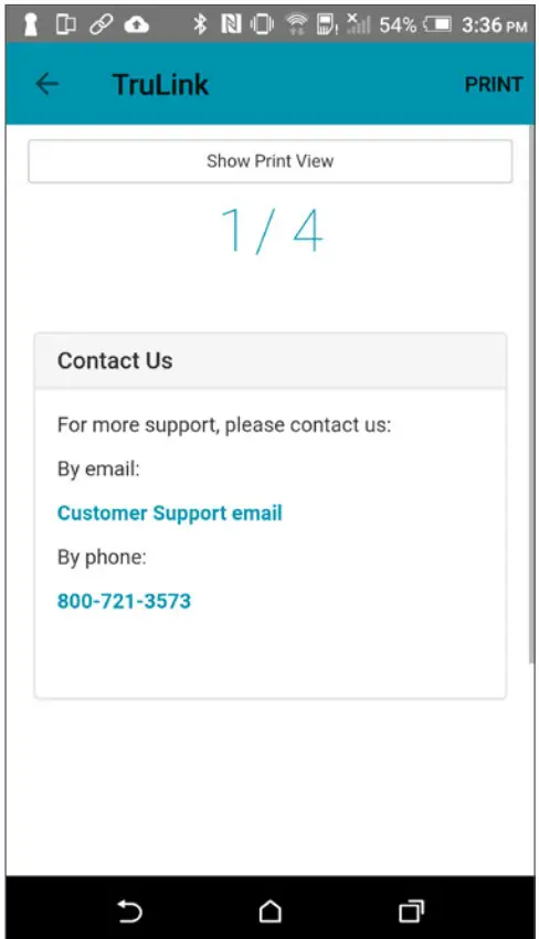 TRULINK Hearing Control App - Provides you with specific