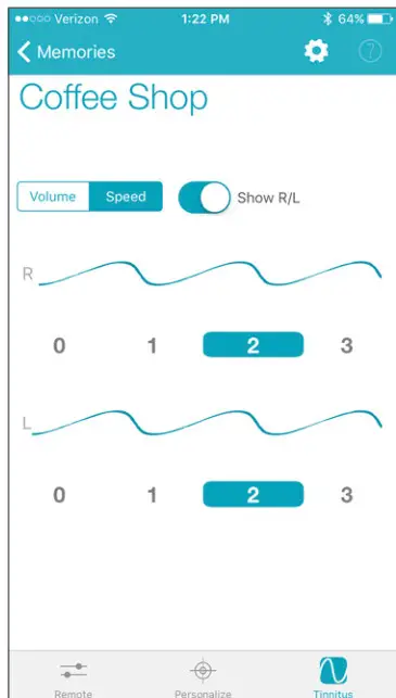 TRULINK Hearing Control App - Speed
