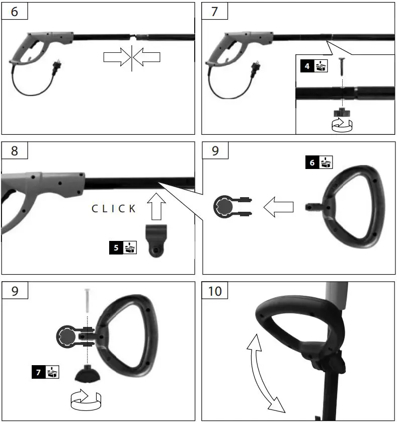 Gude 94567 Snow Blower Instruction Manual - Assembly