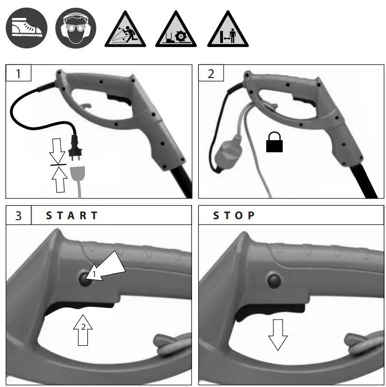 Gude 94567 Snow Blower Instruction Manual - Operation