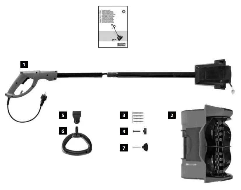 Gude 94567 Snow Blower Instruction Manual - What's in the box