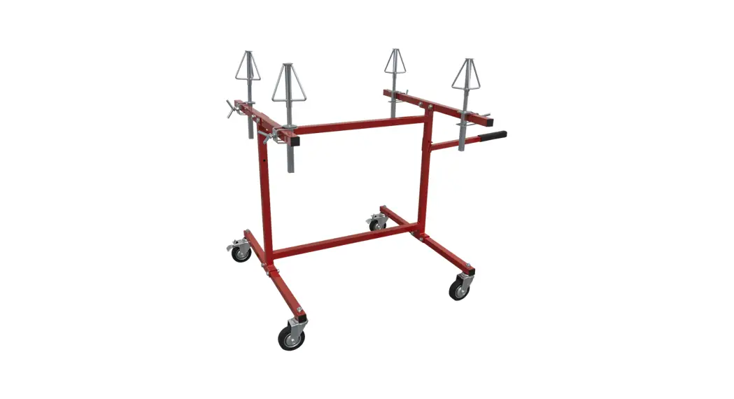 Sealey Mk74 Alloy Wheel Repair Painting Stand 4 Wheel Capacity Instruction Manual
