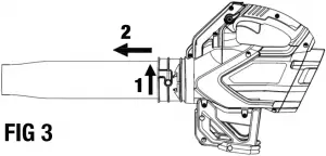Disassembling the blower tube