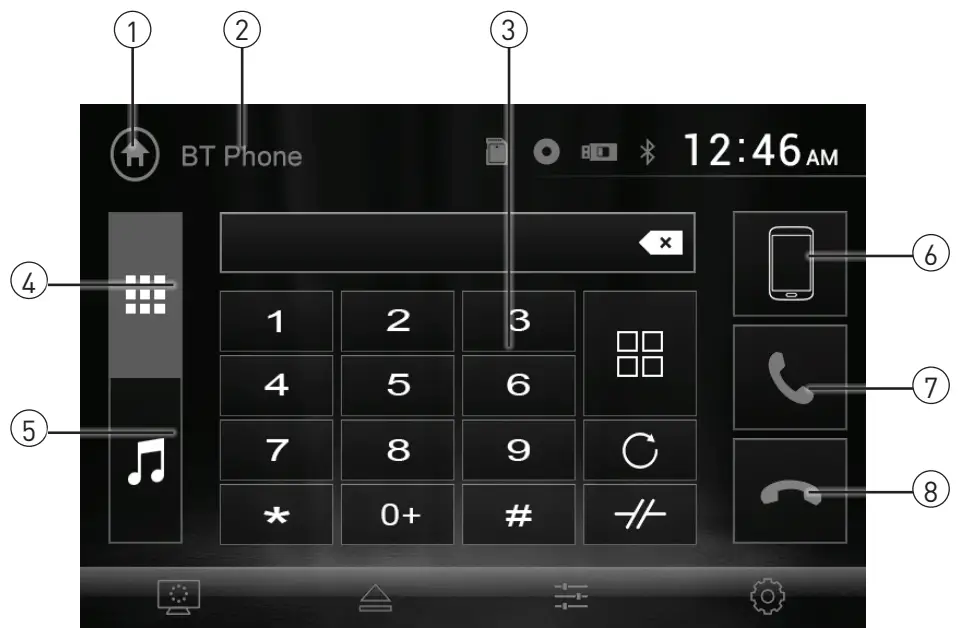Dual DV715B 7 Inch AV DVD Receiver - Bluetooth